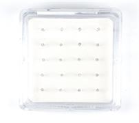 ORECCHINI NASO 20 PZ ZIRCONI TONDI DA 1.5mm 4GRIFFE ARG 925