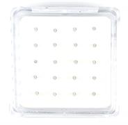 ORECCHINI NASO 20 PZ ZIRCONI TONDI DA 2mm GRIFFE ARG 925