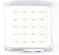 ORECCHINI NASO 20 PZ ZIRCONI TONDI DA 1.5mm GRIFFE ARG925