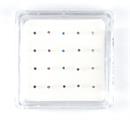 ORECCHINI NASO 20PZ ZIRCONI COLOR TONDI DA 1.2mm 3GRIFFE ARG