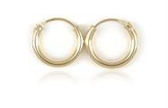 ORECCHINI CERCHIO 1 COPPIA CANNA TONDA DA 3mm D16mm