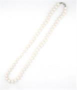 COLLANA PERLE KULTRA BIANCO 8MM 50CM CON CHIUSURA IN AG