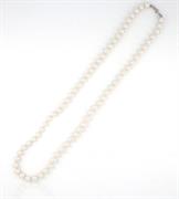 COLLANA PERLE KULTRA BIANCO 8MM 60CM CON CHIUSURA IN AG