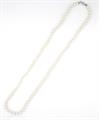 COLLANA PERLE KULTRA BIANCA MM.6 CM.60 CON CHIUSURA IN ARG
