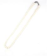 COLLANA PERLE KULTRA BIANCO 6MM 40CM CON CHIUSURA IN AG