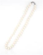 COLLANA PERLE KULTRA BIANCA MM.8 CM.40 CON CHIUSURA IN ARG