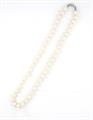 COLLANA PERLE KULTRA BIANCA MM.8 CM.40 CON CHIUSURA IN ARG