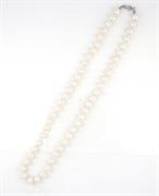 COLLANA PERLE KULTRA BIANCA MM.8 CM.45 CON CHIUSURA IN ARG