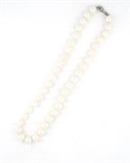 COLLANA PERLE KULTRA BIANCA MM.10 CM.40 CON CHIUSURA IN ARG