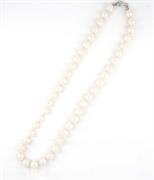 COLLANA PERLE KULTRA BIANCO 10MM 45CM CON CHIUSURA IN AG