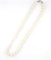 COLLANA PERLE KULTRA BIANCO 10MM 45CM CON CHIUSURA IN AG