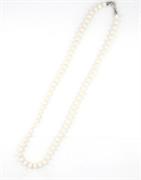 COLLANA PERLE KULTRA BIANCA MM.6 CM.50 CON CHIUSURA IN ARG