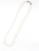 COLLANA PERLE KULTRA BIANCA MM4 CM40 CON CHIUSURA IN ARG