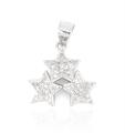 CIONDOLO STELLE ZIRCONATE ARGENTO 925