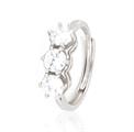 ANELLO TRILOGY OPEN 5MM ARGENTO 925
