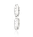ORECCHINI CERCHIO cm2 ZIRCONATI ARGENTO 925%