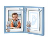 CORNICE IMPRONTA 13X18 CELESTE ORSETTO STELLA