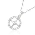 COLLANA ACCIAIO ROSA DEI VENTI ZIRCONATA