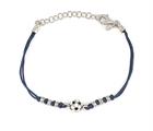 BRACCIALE BIMBO ARG CORDONCINO BLU CON PALLONE