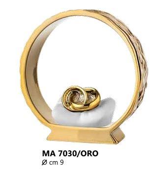 ANELLO DORATO cm9 CON FEDI DORATE