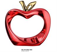 MELA MD ROSSO LUCIDO E FOGLIA ORO CM 20 H 19