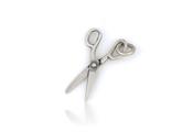 CIONDOLO FORBICI 2cm IN ARGENTO BRUNITO 925