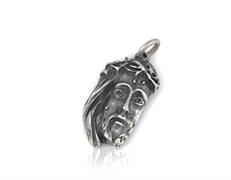 CIONDOLO VOLTO SANTO 2.5cm IN ARGENTO BRUNITO 925