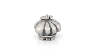 CIONDOLO CAPPELLO DA CHEF 1.5cm IN ARGENTO BRUNITO 925