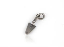 CIONDOLO CAZZUOLA 2cm IN ARGENTO BRUNITO 925