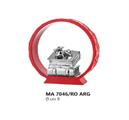 ANELLO ROSSO cm9 CON LIBRO LAUREA ARGENTATO