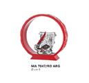 ANELLO ROSSO cm9 CON PERGAMENA LAUREA ARGENTATA