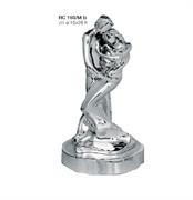 SACRA FAMIGLIA STILIZZATA cm 15X28 IN PIEDI SU BASE ARGENTAT