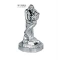 SACRA FAMIGLIA STILIZZATA cm 15X28 IN PIEDI SU BASE ARGENTAT