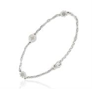 BRACCIALE UOMO CM21 TIMONI E ROSA DEI VENTI ARGENTO 925 NEW