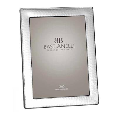 CORNICE 18X24 MARTELLATA PLACCA ARGENTO 925
