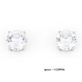 ORECCHINI PUNTO LUCE Ø 8MM 1 COPPIA ARG 925