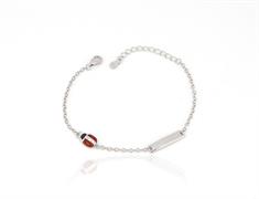 BRACCIALE BIMBO CON TARGA IN ARGENTO 925