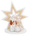 ALBERO STELLA H. 15 ARGENTO CON PRESEPE