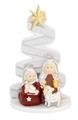 ALBERO  H. 15 ARGENTO CON PRESEPE