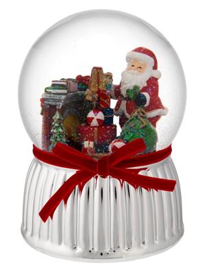 BOULE DE NEIGE MUSICALE D.150 CON BABBO NATALE