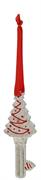 CHIAVETTA PORTAFORTUNA NATALIZIA ALBERO ROSSO