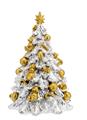 ALBERO ARGENTATO E ORO CON CARILLON H 21