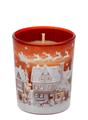 BICCHIERE CON CANDELA PROFUMATA 70gr - PAESAGGIO ROSSO
