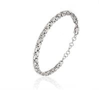 BRACCIALE ACCIAIO MAGLIA BIZANTINA