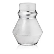 VASO H 32 D 25 NUVOLATO ARGENTO