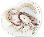 PANNELLO CUORE 15X13 SACRA FAMIGLIA