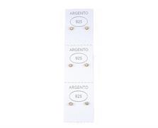 ORECCHINI PUNTO LUCE DORATI Ø 2MM 3 COPPIE ARG 925