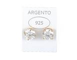 ORECCHINI PUNTO LUCE DORATI Ø 9MM 1 COPPIA ARG 925