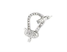 CHIUSURA mm 17.5 ZIRCONATA IN ARGENTO 925