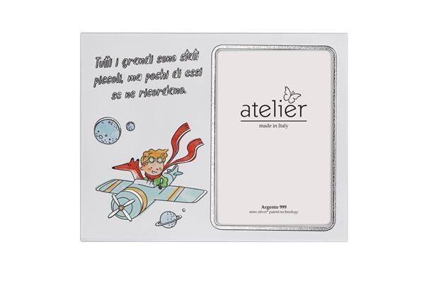 CORNICE 10X15 PICCOLO PRINCIPE LEGNO BIANCO